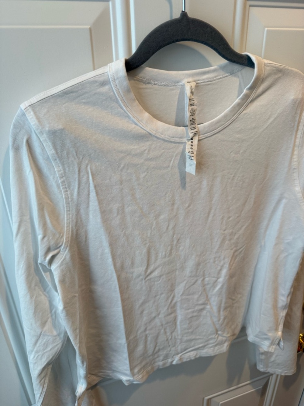 Lululemon Classic-Fit Cotton-Blend Long Sleeve Shirt W3FGES Size 8 - Picture 8 of 10
